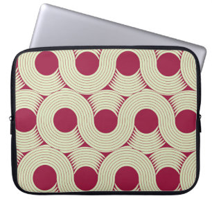 Capa Para Notebook Moebius Stripe: Azulejo Vermelho Infinito