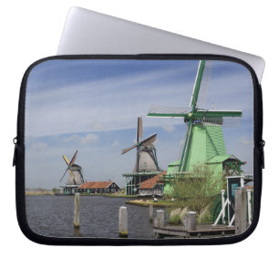 Capa Para Notebook Moinho de vento, Zaanse Schans, Holanda, Países Ba