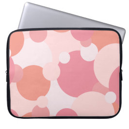 Capa Para Notebook Moléculas cor-de-laranja-rosa capas laptop