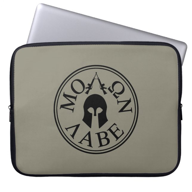 Capa Para Notebook Molon Labe, vem tomá-los (Frente)