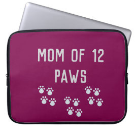 Capa Para Notebook Mom of 12 paws