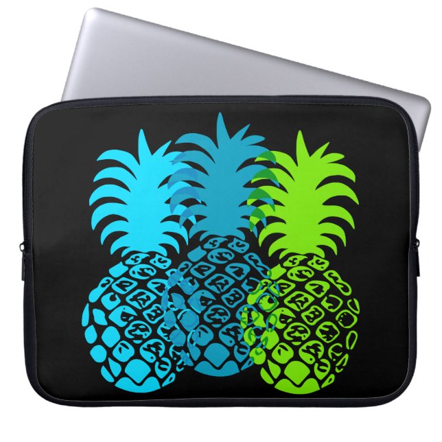 Capa Para Notebook Momona Pineapple Havaiana Neoprene Wetcase (Frente)