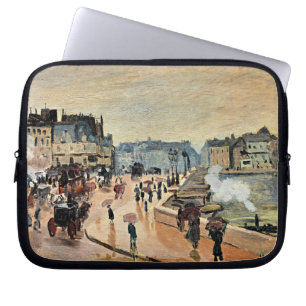 Capa Para Notebook Monet - Le Pont Neuf, Impressionista