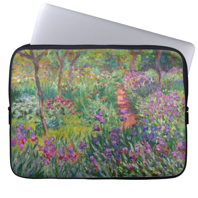 Capa Para Notebook Monet "O Jardim Íris em Giverny" (Frente)