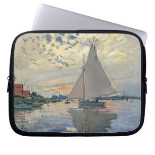 Capa Para Notebook Monet Sailboat French Impressionism Classic Art