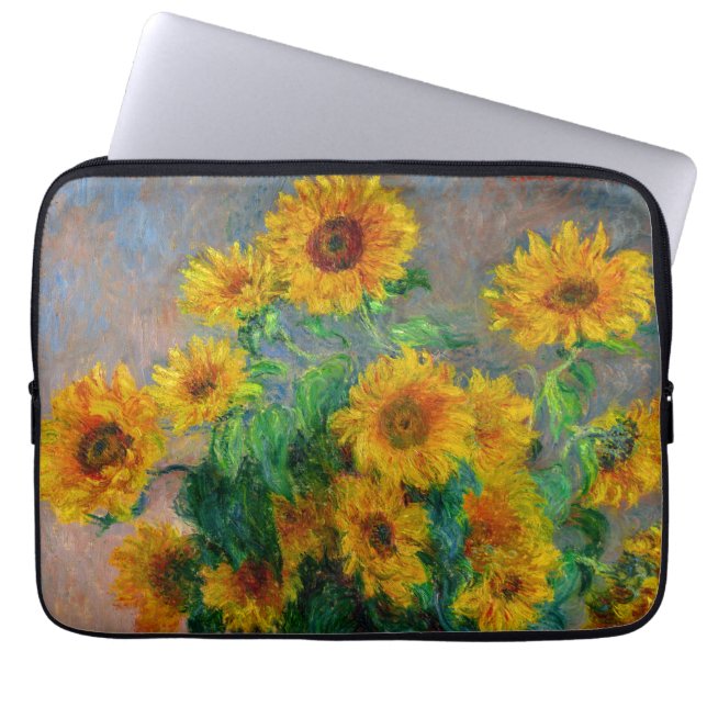 Capa Para Notebook Monet Sunflower (Frente)