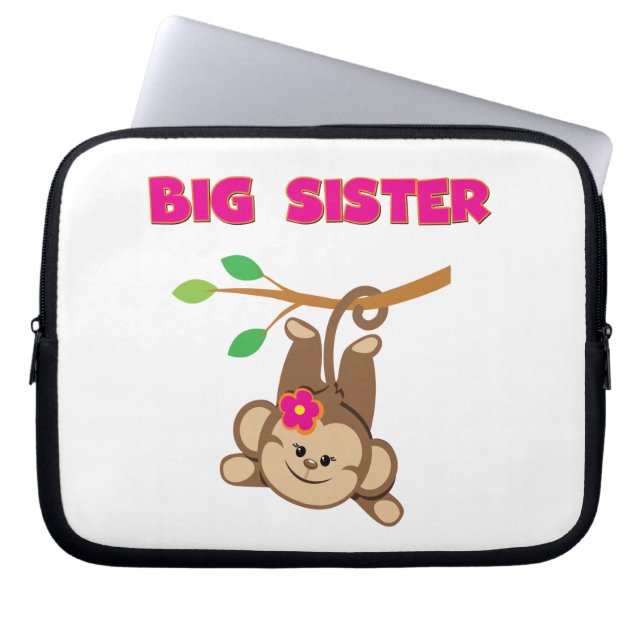 Capa Para Notebook Monkey Big Sister (Frente)