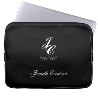 Capa Para Notebook monograma clássico mínimo