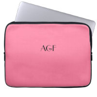 monograma da bolsa de laptop para 13" laptop, #241