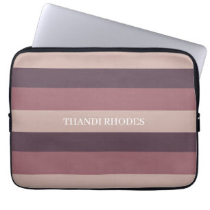 Capa Para Notebook Monograma da paleta de cores de tiras de pincel