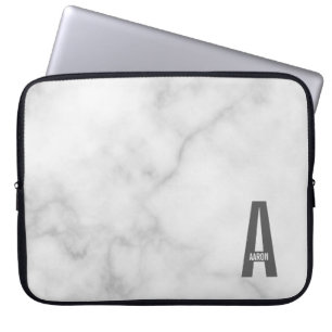 Capa Para Notebook Monograma e Nome Personalizados Modernos e Destaca