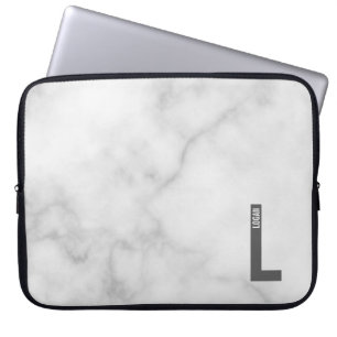 Capa Para Notebook Monograma e Nome Personalizados Modernos e Destaca