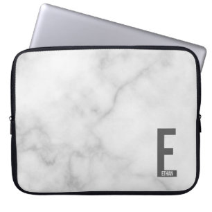 Capa Para Notebook Monograma e Nome Personalizados Modernos e Destaca