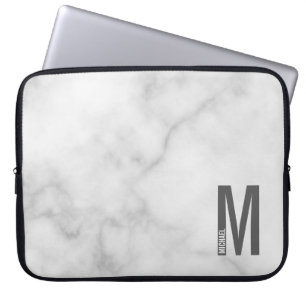 Capa Para Notebook Monograma e Nome Personalizados Modernos e Destaca