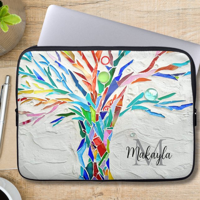 Capa Para Notebook Monograma Mosaico (Criador carregado)