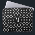 Capa Para Notebook Monograma Personalizado de Padrão de Quatrefoil Pr<br><div class="desc">Um design clássico e elegante para qualquer um. Estão disponíveis cores de tendência e monogramas. Um padrão retrô com uma reviravolta moderna. Os itens são mais fáceis de personalizar quando você substitui todo o texto primeiro. Se a sua arte ainda precisar ser ajustada, clique no botão Personalizar este. Isso vai...</div>