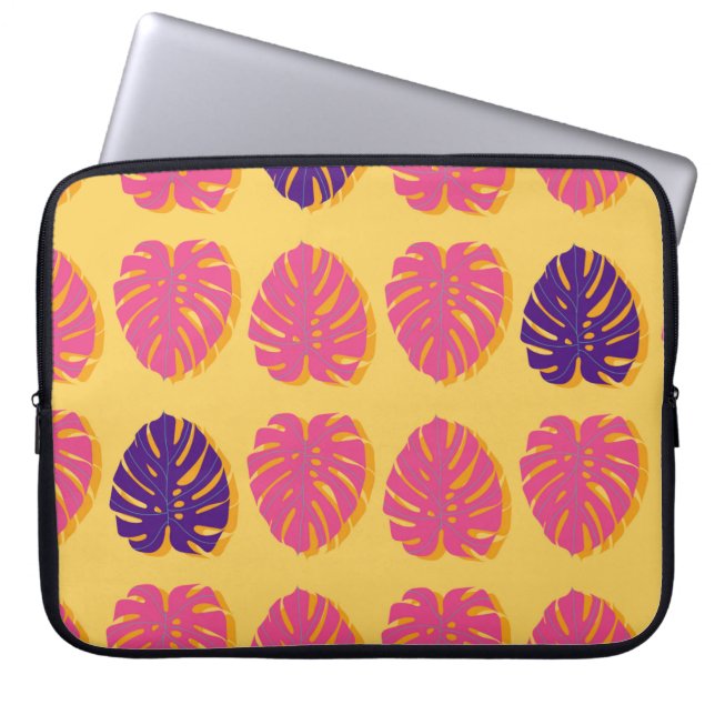 Capa Para Notebook Monstera havaiana design (Frente)