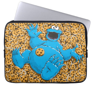 Capa Para Notebook Monstro das Bolachas Vintage e Bolachas