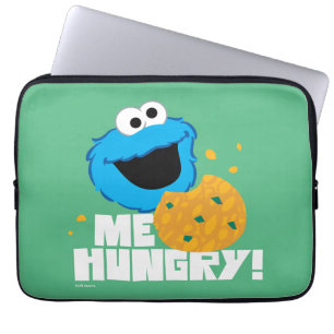Capa Para Notebook Monstro de cookies   Eu Com Fome!