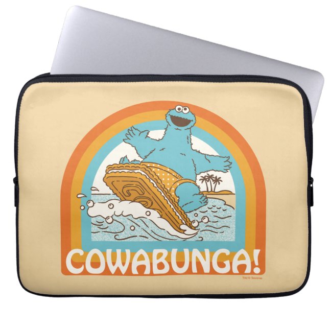 Capa Para Notebook Monstro do Biscoito Cowabunga! (Frente)