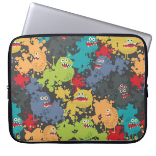 Capa Para Notebook Monstros engraçados fofos