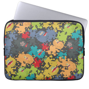 Capa Para Notebook Monstros engraçados fofos