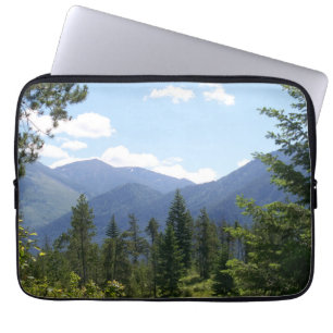 Capa Para Notebook Montanhas e Floresta de Montana - Vista Cênnica