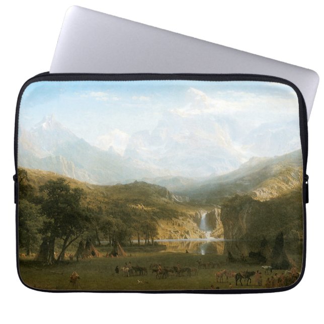 Capa Para Notebook Montanhas Rochosas, Pico de Lander por Albert Bier (Frente)