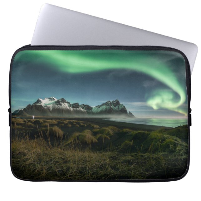 Capa Para Notebook Montanhas | Vestrahorn Mountain, Islândia (Frente)