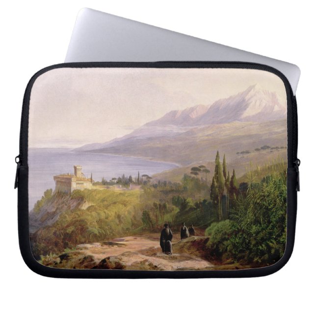 Capa Para Notebook Monte Athos e o monastério de Stavroniketes, 18 (Frente)