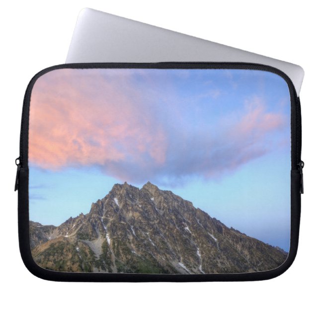 Capa Para Notebook Monte Stuart, ao pôr do sol (Frente)