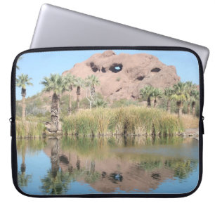 Capa Para Notebook Montículo da arizona de Phoenix refletido na
