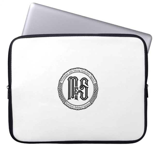 Capa Para Notebook Monty & Strong - Bolsa de laptop Neoprene de 15 po (Frente)