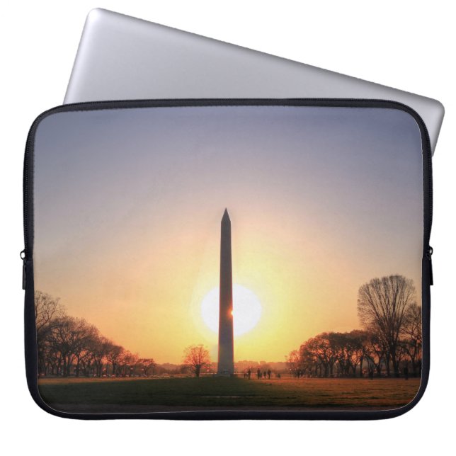 Capa Para Notebook Monumento a Washington no Sunset (Frente)