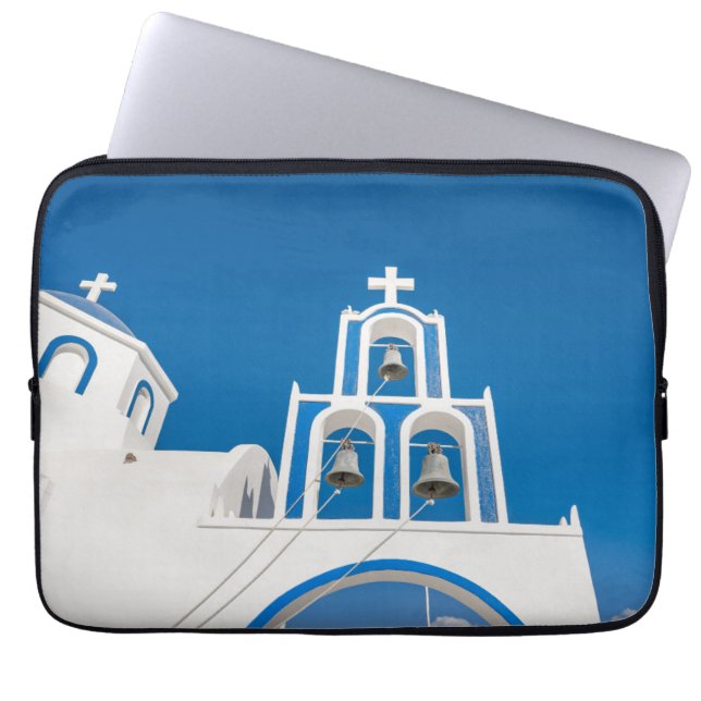 Capa Para Notebook Monumentos | Igreja Grego Azul (Frente)