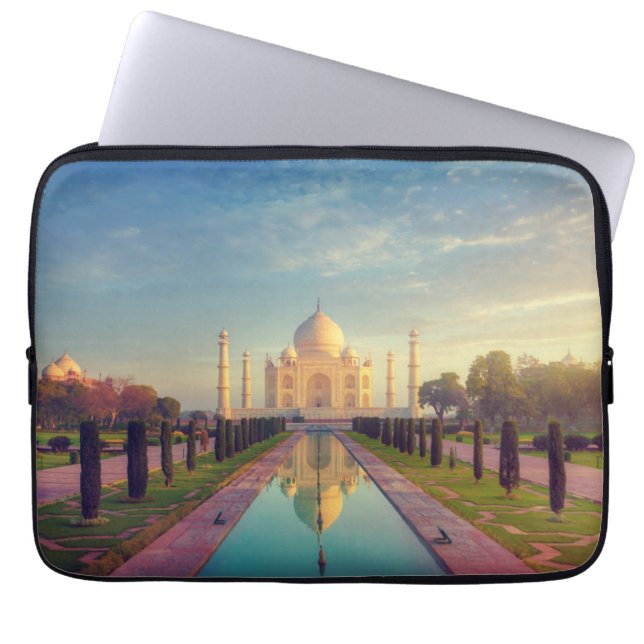 Capa Para Notebook Monumentos | Taj Mahal Colors (Frente)
