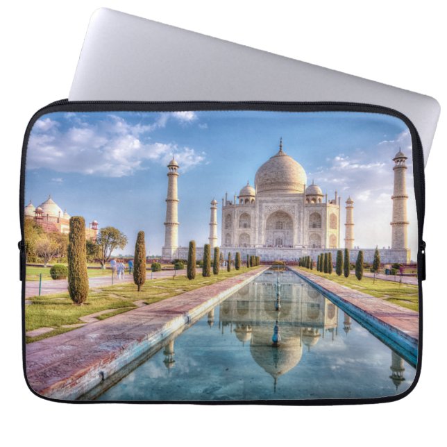 Capa Para Notebook Monumentos | Taj Mahal Sunrise (Frente)