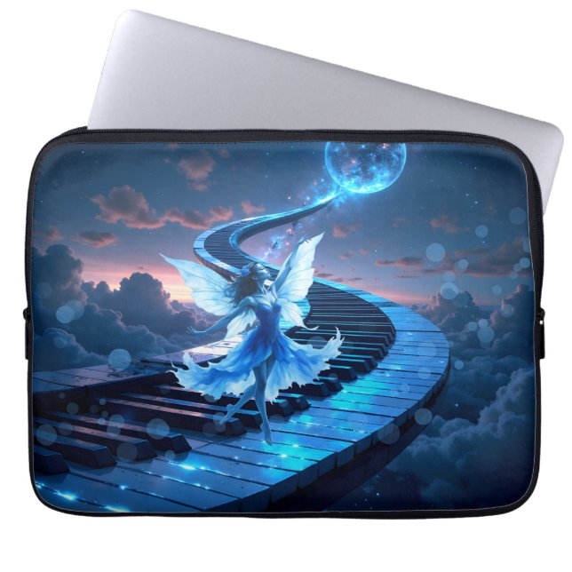 Capa Para Notebook Moonlight Rehearsal – Dancing in the moonlight.  (Frente)