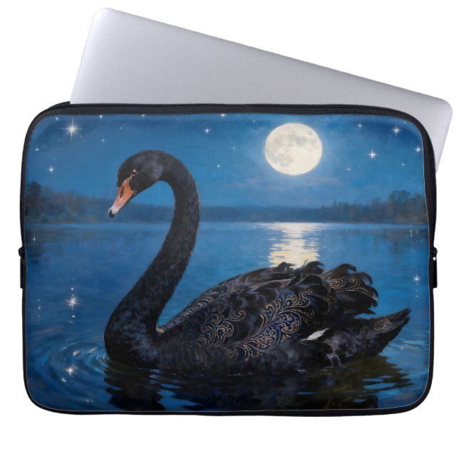 Capa Para Notebook Moonlit Swim (Frente)