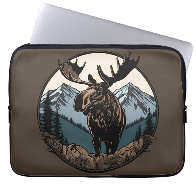 Capa Para Notebook Moose Mountain (Frente)