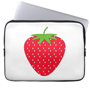 Capa Para Notebook Morango vermelha