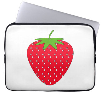 Capa Para Notebook Morango vermelha