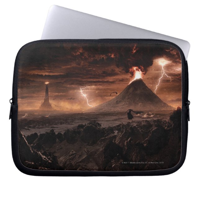 Capa Para Notebook Mordor Lightning Storm (Frente)