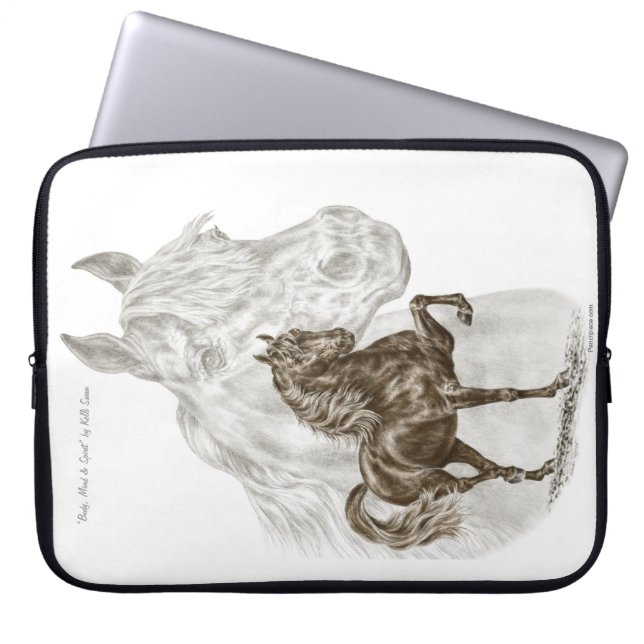 Capa Para Notebook Morgan Horse Art (Frente)