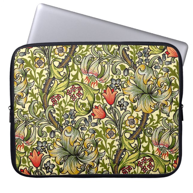 Capa Para Notebook Morris Floral Lily Design (Frente)