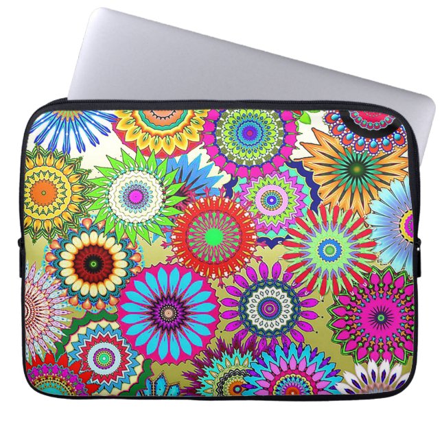 Capa Para Notebook Mosaic Pinwheels (Frente)
