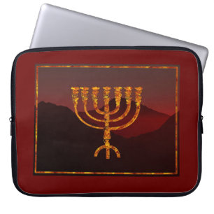 Capa Para Notebook Moshe's Menorah
