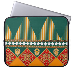 Capa Para Notebook Motif design têxtil digital com placa geométrica