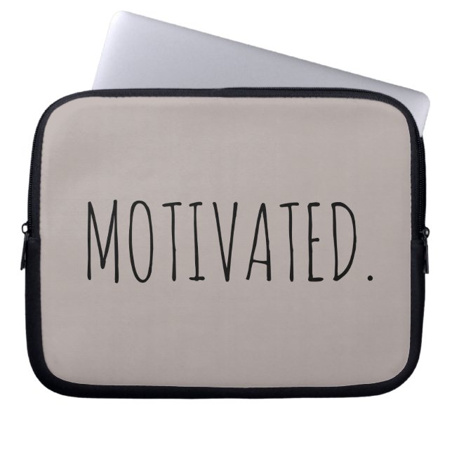 Capa Para Notebook Motivated Laptop Sleeve (Frente)