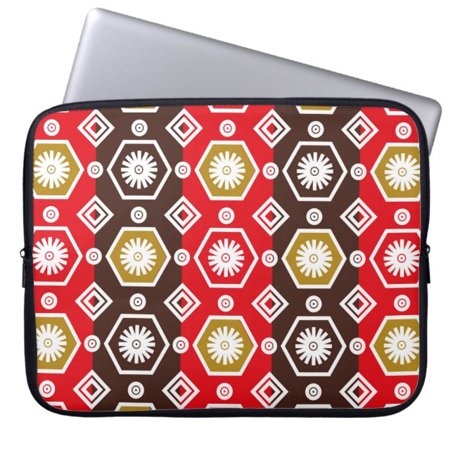 Capa Para Notebook Motivos batidos indonésios com um plano muito dist (Frente)
